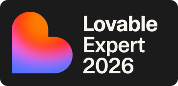 Lovable Expert 2026 badge